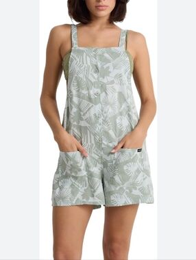 NWT Volcom Litehearted Printed Romper